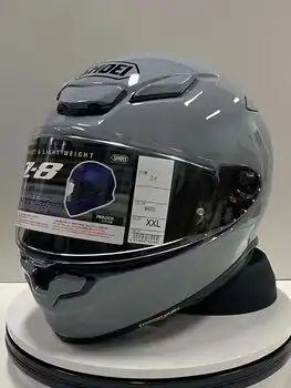 Fata complet Motocicleta Casca SHOEI Z8 RF-1400 Casca de Echitatie de Curse Motocross Motobike Casca-Ciment gri 1