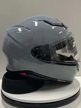 Fata complet Motocicleta Casca SHOEI Z8 RF-1400 Casca de Echitatie de Curse Motocross Motobike Casca-Ciment gri 2