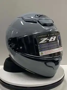 Fata complet Motocicleta Casca SHOEI Z8 RF-1400 Casca de Echitatie de Curse Motocross Motobike Casca-Ciment gri 5