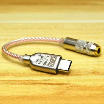 USB Type-C La 3,5 mm HiFi Digital, Amplificator pentru Căști de Decodare DAC Audio Cablu Adaptor Pentru Mac iPad Android Win10 ALC5686 Cip