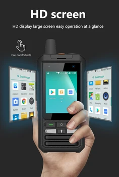 Anysecu W8 Mini Walkie Talkie Android 8.1 Portabile Postul De Radio Conmunicator-Receptor Rezistent La Apa Si Praf
