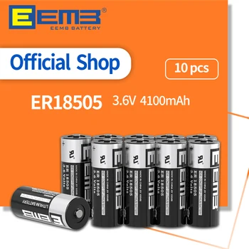 EEMB 10BUC 3.6 V Baterie cu Litiu ER18505 4100mAh Baterii Non-Baterie Reîncărcabilă pentru Acasă Monitor Contor Electric Senzor de Geam 1