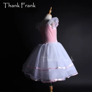 Puff Maneca Profesionale Catifea Timp De Balet Tutu Dress Copii Adulți Printesa De Dans Costum C92