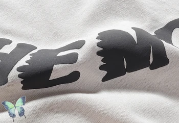 Kanye West Kids Vedea Fantome Supradimensionat Bărbați T-shirt Încredere în Dumnezeu Tricou Serviciu de duminică Bărbați Femei Norocul Meu am Vedea Fantoma de Sus Tees