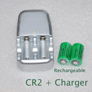 2-8pcs 3V CR2 baterie Reîncărcabilă baterie litiu-ion 800mAh CR15270 3.2 V LiFePo4 mobil + NE încărcător UE adaptor pentru aparat de fotografiat digital 1