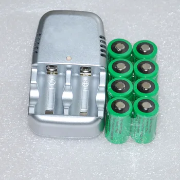2-8pcs 3V CR2 baterie Reîncărcabilă baterie litiu-ion 800mAh CR15270 3.2 V LiFePo4 mobil + NE încărcător UE adaptor pentru aparat de fotografiat digital 2