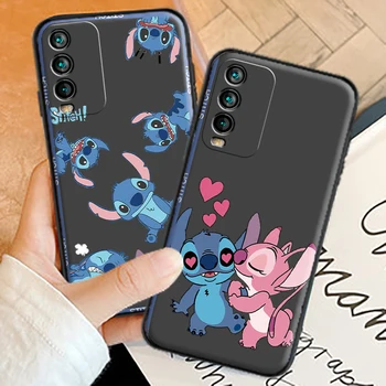 Desene animate Disney Stitch Cazuri de Telefon Pentru Xiaomi Redmi 9C 9 9M 9A 9AT Redmi Nota 9 9 9 Pro 5G Funda Coque Moale TPU