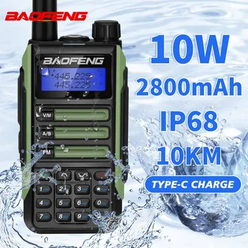 2022 Baofeng Walkie Talkie UV-16 Plus rezistent la apa IP68 Mare Putere 10W Două Fel de Radio VHF UHF Ham Radio CB de Emisie-recepție Dual Band