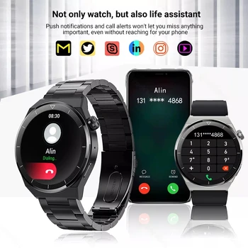 2022 Nou Ceas Inteligent Bărbați 390*390 Ecran Afișa Întotdeauna Timp Bluetooth Apel De Muzică Locale Bărbați Pentru Smartwatch Huawei, Xiaomi+Cutie