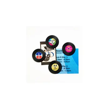 4 Buc/Set Retro Placă Turnantă Magnet De Frigider Casetă Frigider Magnetic Dosar Cu Mesaje Amuzante Pentru Copii Jucarie