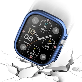 360 Complet Limpede Moale TPU Screen Protector Caz Pentru Apple Watch Seria 8 49MM Capac Transparent Pentru IWatch 8 Accesorii Ceas