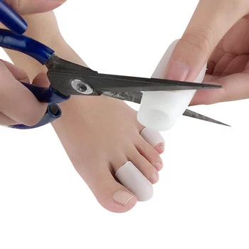 2 buc/set Deget de la Picior Protector din Silicon Gel Capac de Ameliorarea Durerii Prevenirea Blistere Bataturi de Instrumente de Unghii Îngrijire Picior Separatoare de Deget de la picior