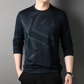 COODRONY Brand Clasic, O-Neck Maneca Lunga T-Shirt pentru Bărbați Îmbrăcăminte de Primăvară New Sosire Sus Streetwear Casual Tricou Moale Homme Z5140