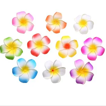 12pcs 4/6/9CM Multicolor Plaja Hawaii Flori de Ou Spuma Fals Flori Artificiale Pentru Petrecerea de Nunta Decor Acasă DIY Ghirlanda Frizură