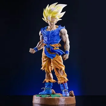 45cm de Înaltă Calitate, de Dimensiuni Mari, Dragon Ball Z Goku cu Figura de Bază Modelul de Colectare de Jucării