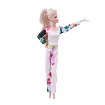 Haine papusa Rochie din Două piese se Potrivesc Costum Barbie Accesstories Papusa Tinuta Grace Multicolor Fusta de Moda