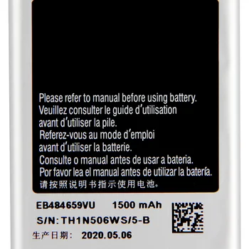 Pentru Samsung Bateria Telefonului EB484659VU 484659VA EB484659YZ pentru Samsung GALAXY W T759 I8150 GT-S8600 S5820 I8350 I519 S5690 1500mAh 3