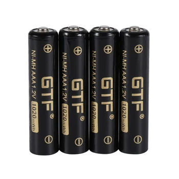 GTF 1.2 V NI-MH baterie AAA 1020mWh 850mAh capacitate acumulator 1.2 V ni-mh aa, aaa 2A încărcător USB 3