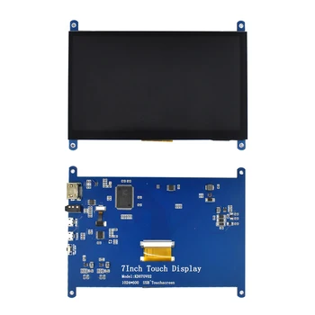 7 inch 1024*600 IPS Capacitiv Touch Panel LCD TFT Modulul de Afișaj pe Ecran pentru Raspberry Pi 3 B+/4b