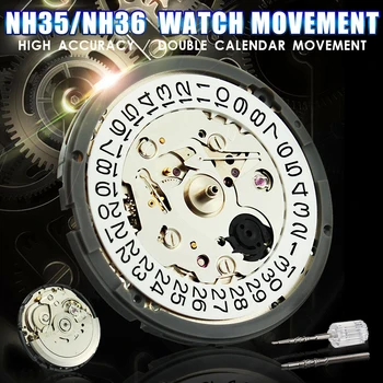 Ceas mecanic Mișcare Complet Automat de Mare Precizie Mișcarea Pentru Ceas de Lichidare NH35 NH36 Ceas Mișcarea Zi Data Stabilită