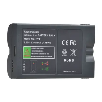 6700mAh RV4 Soneria de Înlocuire a Bateriei pentru Inel Video Usa 2, Spotlight Cam, Băț în Cameră și Ușa de Vedere Cam
