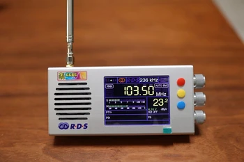 TEF6686 Complet Banda FM/MW/unde Scurte HF/LW Receptor Radio + 3.2 inch LCD +5000MAH Baterie + carcasa de Metal + Boxe + Antena