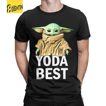 Copilul Yoda Unisex Tricouri Pentru A-I Apăra Star Wars Pescarusi Barbati Tricouri Cu Maneci Scurte Echipajul Gât T-Shirt Din Bumbac Cadou De Îmbrăcăminte 1
