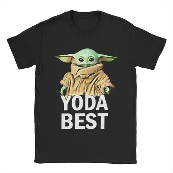 Copilul Yoda Unisex Tricouri Pentru A-I Apăra Star Wars Pescarusi Barbati Tricouri Cu Maneci Scurte Echipajul Gât T-Shirt Din Bumbac Cadou De Îmbrăcăminte 4