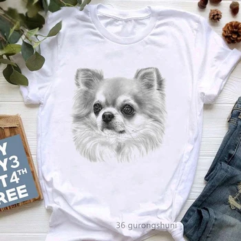 Schnauzer/Seymour/Yorkshire/Terrier/Chihuahua Animal Print Tricouri Femei Haine 2022 Amuzant Tricou Femme Harajuku Tricou Topuri