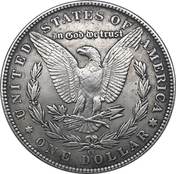 Hobo Nichel 1881-CC statele UNITE ale americii Morgan Dollar COIN COPIE 1