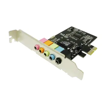 PCIe placa de Sunet 5.1, PCI Express Surround 3D Audio Card pentru PC, cu Mare Sunet Direct Performanta