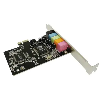 PCIe placa de Sunet 5.1, PCI Express Surround 3D Audio Card pentru PC, cu Mare Sunet Direct Performanta 4