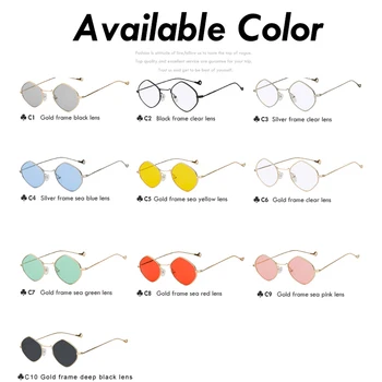 XIU stilul punk pătrat ochelari de soare barbati femei cadru metalic de brand designer de ochelari de soare ochelari de moda calitate top UV400