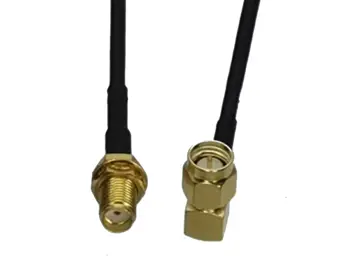 RG174 SMA Male Plug unghi Drept SMA Female Jack Bulkhead RF Jumper Cablu coadă 4inch~10FT