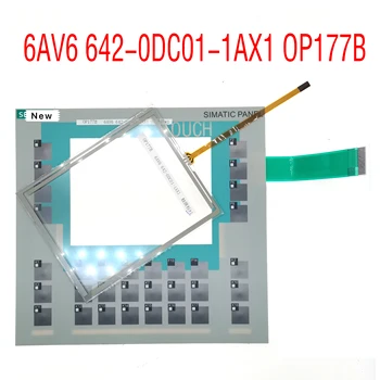 Ecran tactil Digitizer pentru 6AV6 642-0DC01-1AX1 OP177B Panou Tactil pentru 6AV6642-0DC01-1AX1 OP177B cu Tastatura cu Membrană Comutator