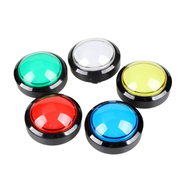 5x Noi 60mm Cupola în Formă de LED-uri Iluminate Butoane Pentru Moneda Arcade Machine Operat Jocuri ( Fiecare Culoare de 1 Buc ) 5