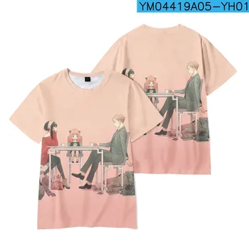 Anime Spion x Familiei Tricouri de Vara Barbati Femei T Shirt Moda Supradimensionate Maneca Scurta Desene animate Streetwear Fată Băiat Topuri Haine