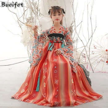 Tang Dynasty Zână Hanfu Costume De Dans Fete Tradițională Chineză Rochie De Printesa Tang Copii Costum Oriental Petrecere Seara Cosplay 3
