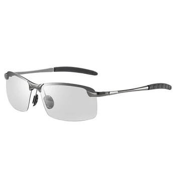 Polarizat ochelari de Soare Barbati/Femei de Conducere Oglindă Ochelari de Soare Cadru Metalic Ochelari de protectie UV400 Anti-Orbire ochelari de Soare cu Ridicata 2