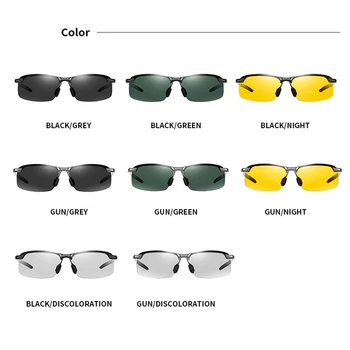 Polarizat ochelari de Soare Barbati/Femei de Conducere Oglindă Ochelari de Soare Cadru Metalic Ochelari de protectie UV400 Anti-Orbire ochelari de Soare cu Ridicata 3
