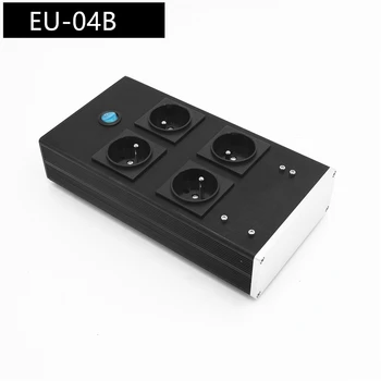 La nivel înalt UE-TP40A 4 biți UE AC mufa Audio Purificator de Zgomot EMI Filtru de protecție la supratensiune de Alimentare AC socket Euro