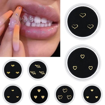 3pcs/Cutie Dentare Dinte Diverse forme Igiena Dintilor Gem de Personalizare pentru Ornament Igienă Orală Dinte Decor