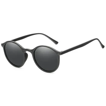 Moda Rotund Polarizat ochelari de Soare Retro Oameni Design de Brand Femei Conducere Shades Ochelari de Soare UV400 Ochelari de Oculos De Sol