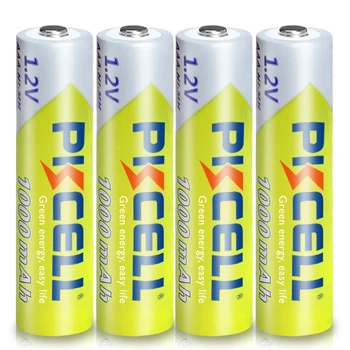 8Pcs PKCELL Baterie AAA 1.2 V Ni-MH Baterii Reîncărcabile AAA 1000MAH 3A aaa baterie de lanternă cu 2 AAA/AA Battery Holder