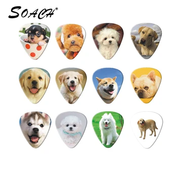 SOACH 10BUC 0.71 mm 1.0 înaltă calitate ponturi chitara două laterale alege instrumentele câine stil cercei DIY Mix alege chitara accesorii