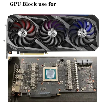 Bykski Apă Bloc Utilizare pentru ASUS RTX 3090 /3080 Strix GPU Card / Plin de Acoperire de Cupru Radiator Bloc /O-RGB / RGB În Stoc