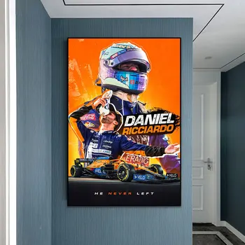 2022 F1 Danel Ricciardo Nu A Plecat Pictura Panza si Postere, Printuri de Arta de Perete Imaginile Pentru Camera de zi Decor Acasă