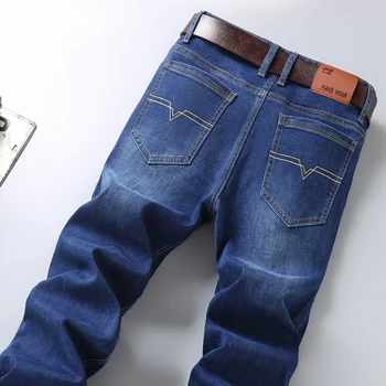2022 Nou Fierbinte bumbac Blugi Bărbați de Înaltă Calitate Faimosul Brand Pantaloni din Denim Moale Mens Pantaloni Toamna Jean de Moda Mare Mare Dimensiune 40